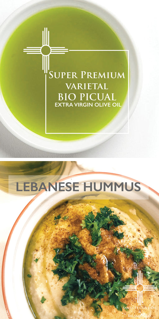 Lebanese Hummus Recipe – Santa Fe Olive Oil & Balsamic Co.