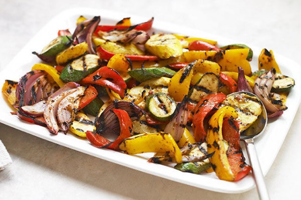 Grilled Vegetables in Tomato and Balsamic Sauce