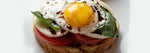 Caprese & Fried Egg Tartines