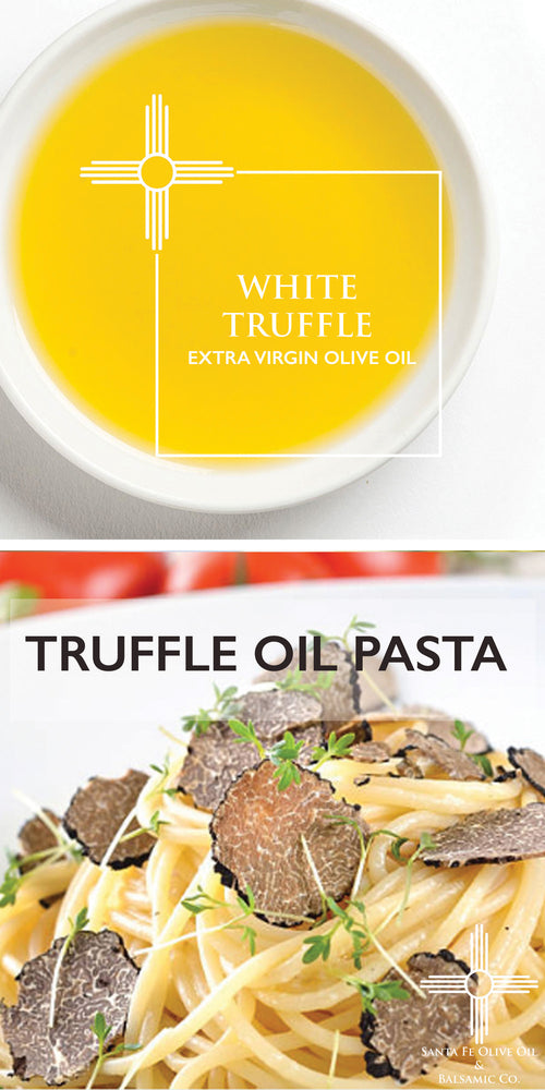 Truffle Oil Pasta with Mushrooms & Fresh Truffle
