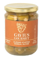 Gavius Gordal Olives Stuffed with Natural Whole Almond - Spain 14.9oz