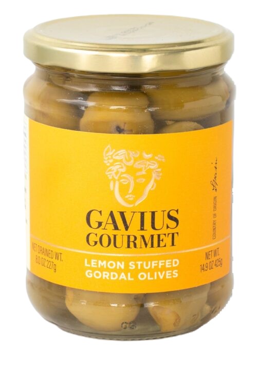 Gavius Gordal Olives Stuffed with Natural Lemon - Spain 14.9oz
