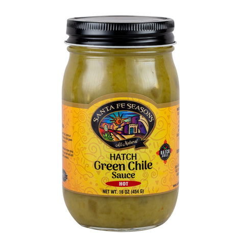 Santa Fe Seasons Hatch Green Chile Sauce HOT 16oz (454g)
