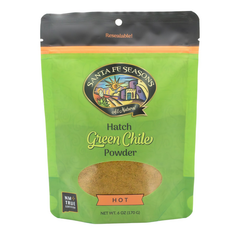 Santa Fe Seasons Hatch Green Chile Powder HOT - 6oz (170g)