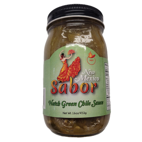 New Mexico Sabor Hatch Green Chile Sauce 16oz (453g)