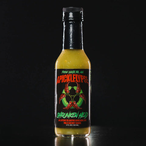APICKLELYPSE Hot Sauce "Shrunken Head" 5oz/150mL