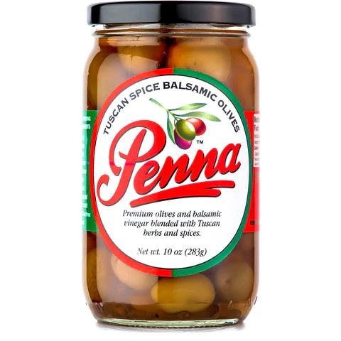 Penna Tuscan Spice Balsamic Olives (10oz)