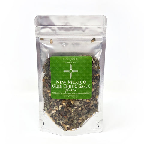 New Mexico Green Chile & Garlic Flakes (4oz)